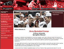 Tablet Screenshot of drurybasketballcamps.com